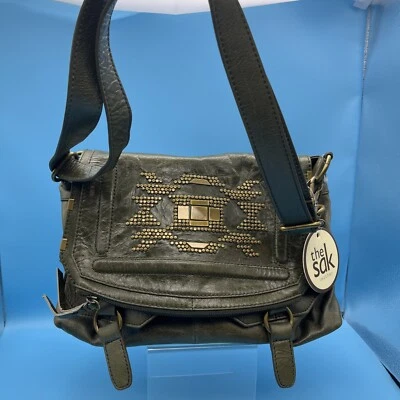 Bolso de Mano de Cuero The Sak Plateado Lago Salvia Verde Hobo Nuevo Foto 1 de 4