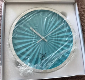 Wanduhr Pastell Blau 30cm lautlos SOMPEX Clocks Florenz NEU - Bild 1 von 5