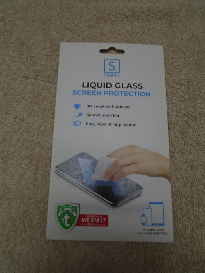 49. T-Mobile Simple Liquid Glass Wipe Screen Protector for iPhone 12