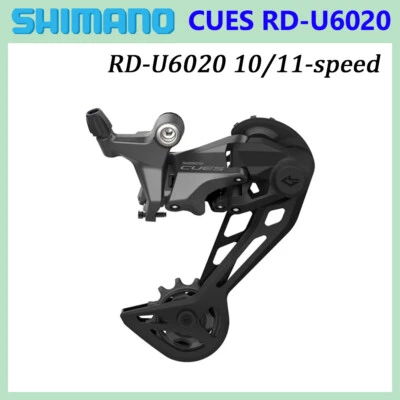 Nuevo desviador trasero SHIMANO CUES RD-U6020 SHADOW RD 10 velocidades 11 velocidades jaula larga Foto 1 de 2