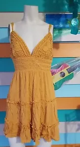 rue 21, Summer dress large womens Spaghetti Strap Vestido Lace - Picture 1 of 15