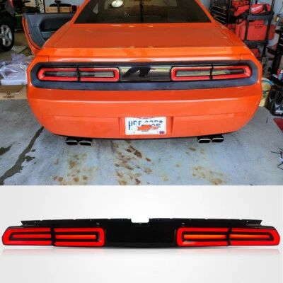 Lámpara de luz trasera ahumada VLAND para Dodge Challenger 2008-2014 indicador secuencial Foto 1 de 4