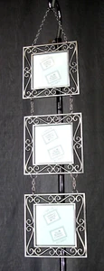 NWT Bombay Square 5.5x5.5 Triple Hanging Frame #3110405 Size Photo 3.5 x 3.5 - Picture 1 of 5