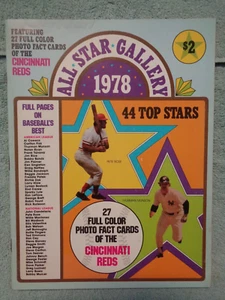 BÉISBOL - 1978 SSPC MLB ALL STAR GALLERY PROGRAM - CINCINNATI REDS (1) LIBRO COMO NUEVO - Imagen 1 de 6