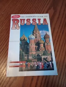 The Insider's Guide to Russia 1993 No Map - Imagen 1 de 4