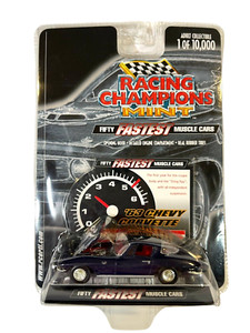 Racing Champions MINT Blue 1963 Corvette Sting Ray ~ 2001 Sealed 1:64
