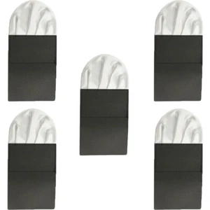 5 PCS Men's Pocket Square 4 Folds Pre-folded Handkerchief Hanky Wedding Party - Picture 1 of 19