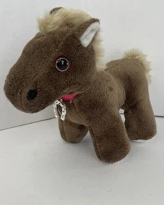 My Life As Horse Pony Plush Stuffed Animal Toy Brown Pink Walmart Funrise 6.5" - Picture 1 of 4