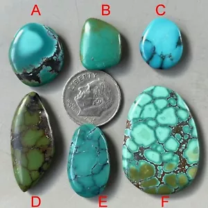 STB Freeform Bamboo Mountain Hubei Turchese Cabochon/Stabilizzato Doppio Lucido - Foto 1 di 4