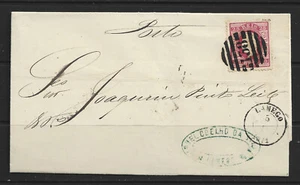 [Portugal 1878 – Postal History] Letter Lamego/25 Reis King Luiz - Picture 1 of 2