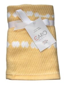 Caro Home Yellow Easter Fingertip Towels Set of 2 Spring Summer Bathroom Guest 