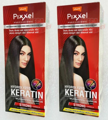 2 x CREMA ALISADORA DE CABELLO PROFESIONAL GRANDE LOLANE PIXXEL FUERTE 220 ml Foto 1 de 4