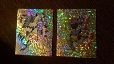(2) 2000 Digimon foil Stickers.