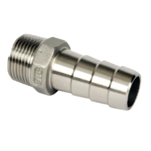 Stainless Steel 316 Hose Tail BSPT 150lbs - Picture 1 of 1