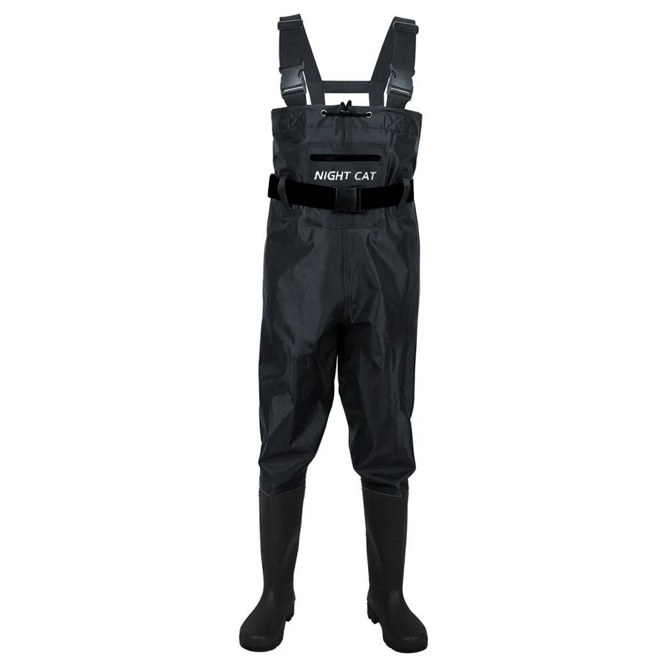 Anti-Abrasion Chest Waders - PVC/Nylon Waterproof for Hunting & Farming - Image 1 of 4