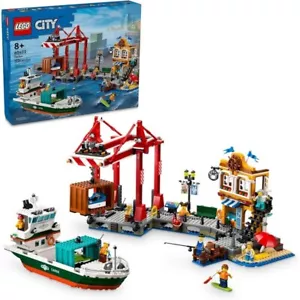 60422 LEGO® City Community Porto marittimo con nave da carico (1226 pezzi) - Foto 1 di 5