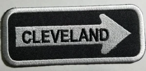 Parche bordado unidireccional CLEVELAND hierro en aprox 1,25x4" - Imagen 1 de 2