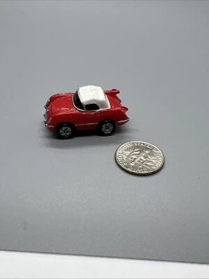 复古 Micro Machines '55 Corvette Coupe 红色 白色 1987 Galoob 罕见 — 第 1/4 张图片