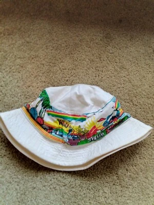 Sombrero Hawaiano Original Años 70 Vintage Niños Foto 1 de 4