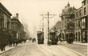 ECHTFOTO-POSTKARTE VON CHURCH STREET, WEST HARTLEPOOL, COUNTY DURHAM, PHOENIX - Bild 1 von 2