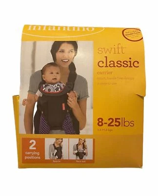Baby Carrier Swift Classic Infantino Black Dual Position Front 8 to 25 Pounds - Image 1 of 4