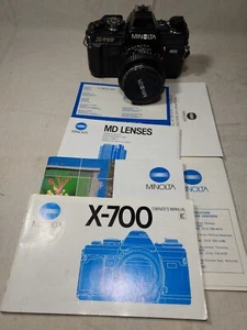 Minolta X-700 Black + Manuals and Paperwork (B6) - Picture 1 of 8