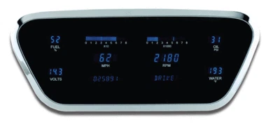 Dakota Digital Dash 1953-55 Ford F100 camioneta sistema de calibre VFD3-53F-PU-O-Z Foto 1 de 3