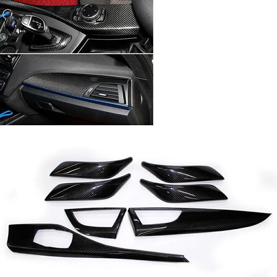 7pcs Interior Trim For BMW 1 Series F20 F21 116i 118i 120i M135i M140i Black GA - Imagem 1 de 4