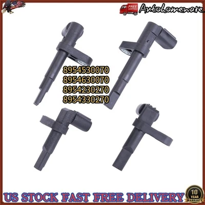 4 ABS Wheel Speed Sensor Front-Rear L/R For:Lexus GS350 IS250 IS350 LS460 LS600H Foto 1 de 4