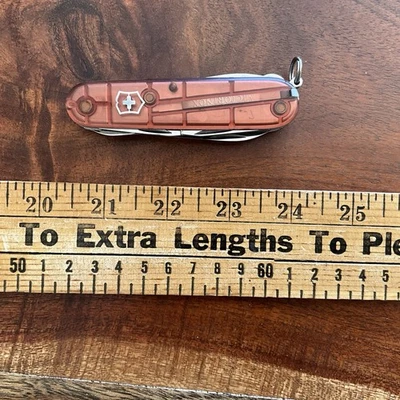 VICTORINOX швейцарский армейский нож мульти инструмент роза прозрачный - Изображение 1 из 2