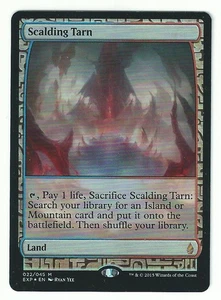FOIL  Scalding Tarn  - ZENDIKAR EXPEDITIONS -  englisch  (near-mint +)  Full Art - Bild 1 von 1