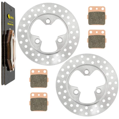 Sintered Brake Pad w/ Rotors For Honda TRX250X FourTrax 250 1987-1988 - Image 1 of 4