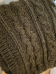 Vintage Aston Cable Knit Sweater Vest Forest Green Wool Small Soft - Picture 1 of 12