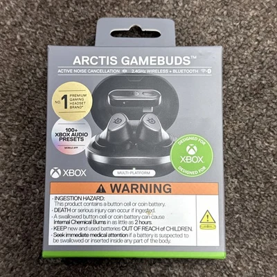 New SteelSeries Arctis GameBuds For Xbox Black 61707 - Image 1 of 4