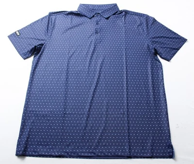 Camisa polo masculina Patriot Crew estampa estrela ilimitada S/S JL3 azul marinho tamanho GG - Imagem 1 de 4
