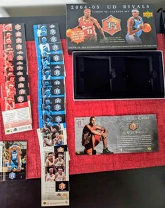 2004-05 UD Rivals Lebron Vs Carmelo Complete Set With #22 Carmelo Gold Auto - Picture 1 of 10