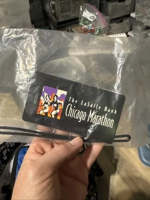 THE LASALLE BANK CHICAGO MARATHON Bag Tag ==Brand New==