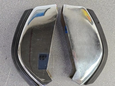 PAR DE BOCINAS PARACHOQUES TRASERO CROMADAS ORIGINALES ORIGINALES USADAS ORIGINALES PORSCHE 911 912 NLA #16 Foto 1 de 4