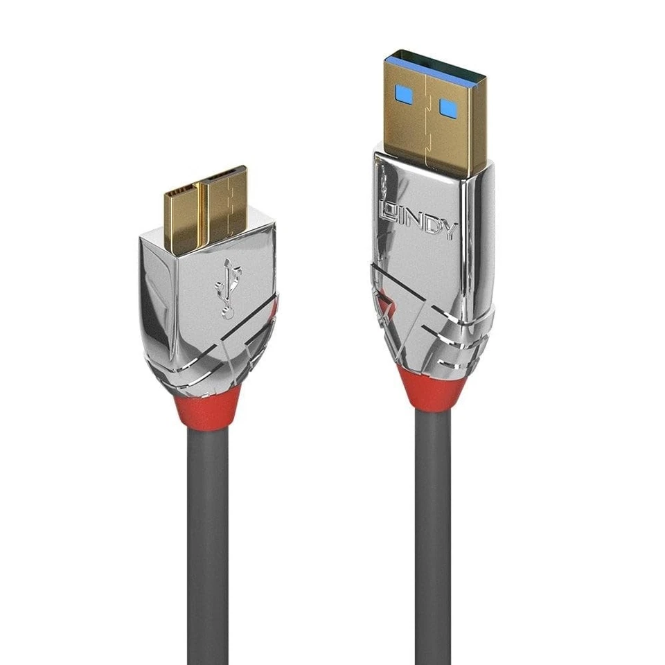 0 5m USB 3.0 Typ A an Micro-b Kabel Cromo Line 36656 Lindy