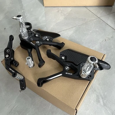 2025 Adjustable RearSet Foot Peg Footrest For BMW M1000RR S1000RR 2019-2025 - Image 1 of 4