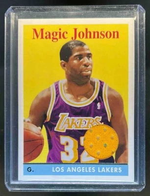 2008-09 Topps Magic Johnson 1958 59 Variations Jersey #174 Lakers - Image 1 of 2