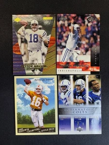 (4) Peyton Manning Collector's Edge Fury Supreme Upper Deck Triple Threat Colts - Picture 1 of 2