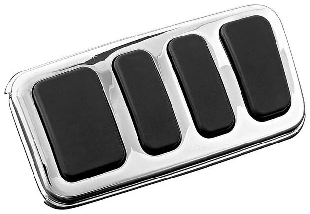 Pastilla de pedal de freno extendida Kuryakyn 1" más ancha cromada #4456 Harley Davidson Foto 1 de 1