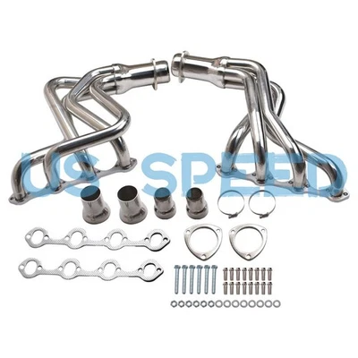 Cabezales colector de escape para Ford F-100 1969-1979 5,0 L tracción trasera 302 acero inoxidable Foto 1 de 4