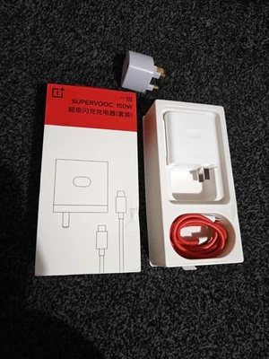 Genuine Oneplus 150W Supervooc Charger+Cable type C to C,  for Oneplus phones - Image 1 of 4