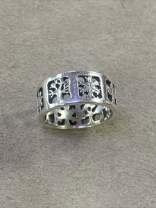 Anello in argento sterling 925 James Avery Four Seasons in pensione misura 7 - Foto 1 di 4