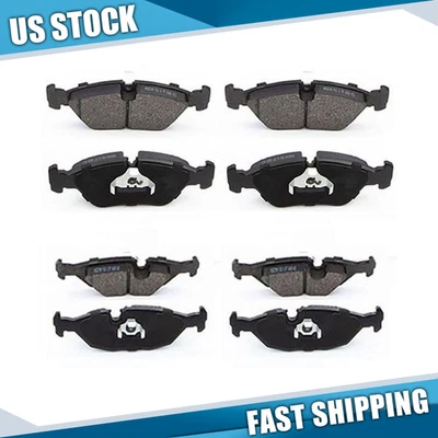 Kit pastillas freno delanteras y traseras para BMW 524td 1985 1986 Foto 1 de 4