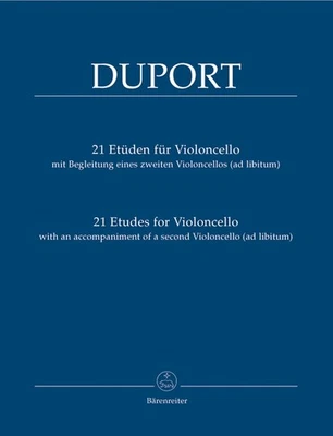 21 Etudes for Violoncello with an Accompaniment of a 2nd Violoncello (ad lib.) - Image 1 of 3