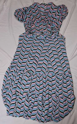 Zweiteiler von Chamakh, Gr. L, Oberteil mit Rock, mehrfarbig, gemustert - Bild 1 von 4