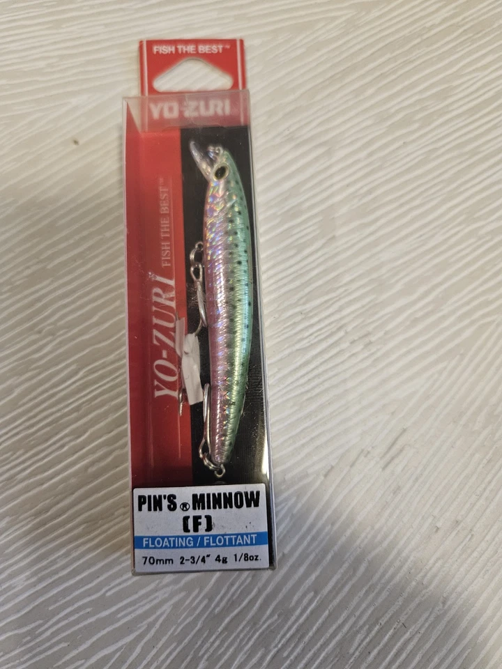 Yo-Zuri F1162-m99 Pins Minnow Floating Diver Lure Rainbow Trout